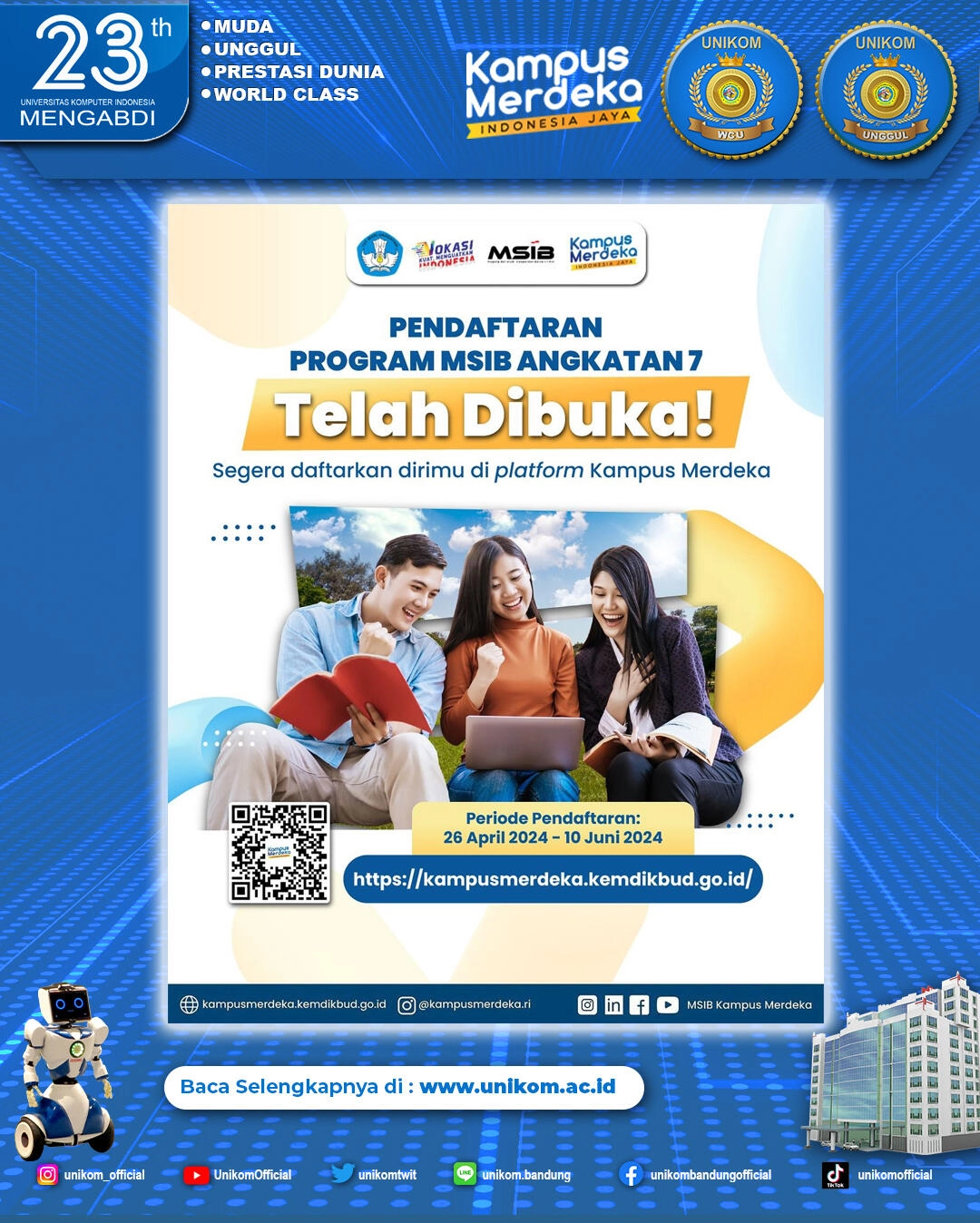 Program MSIB 7 - DIGITALISASI SR & SPTJM Telah Dibuka
