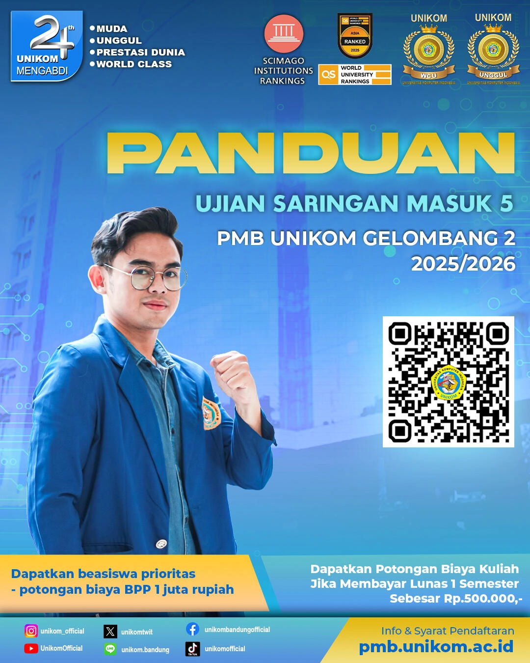 Siap Jadi Mahasiswa UNIKOM? Saatnya Ambil Langkah Cepat! Baca Panduan Ujian USMBK UNIKOM
