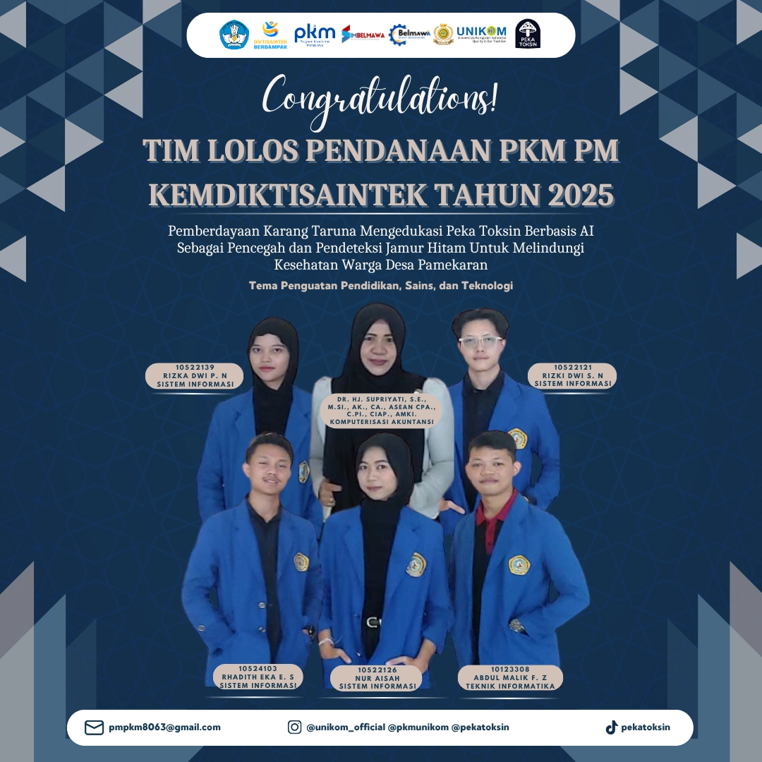 TIM PKM-PM “PEKA TOKSIN” UNIKOM Kenalkan Teknologi Ai untuk Deteksi Jamur Hitam di Desa Pamekaran, L...