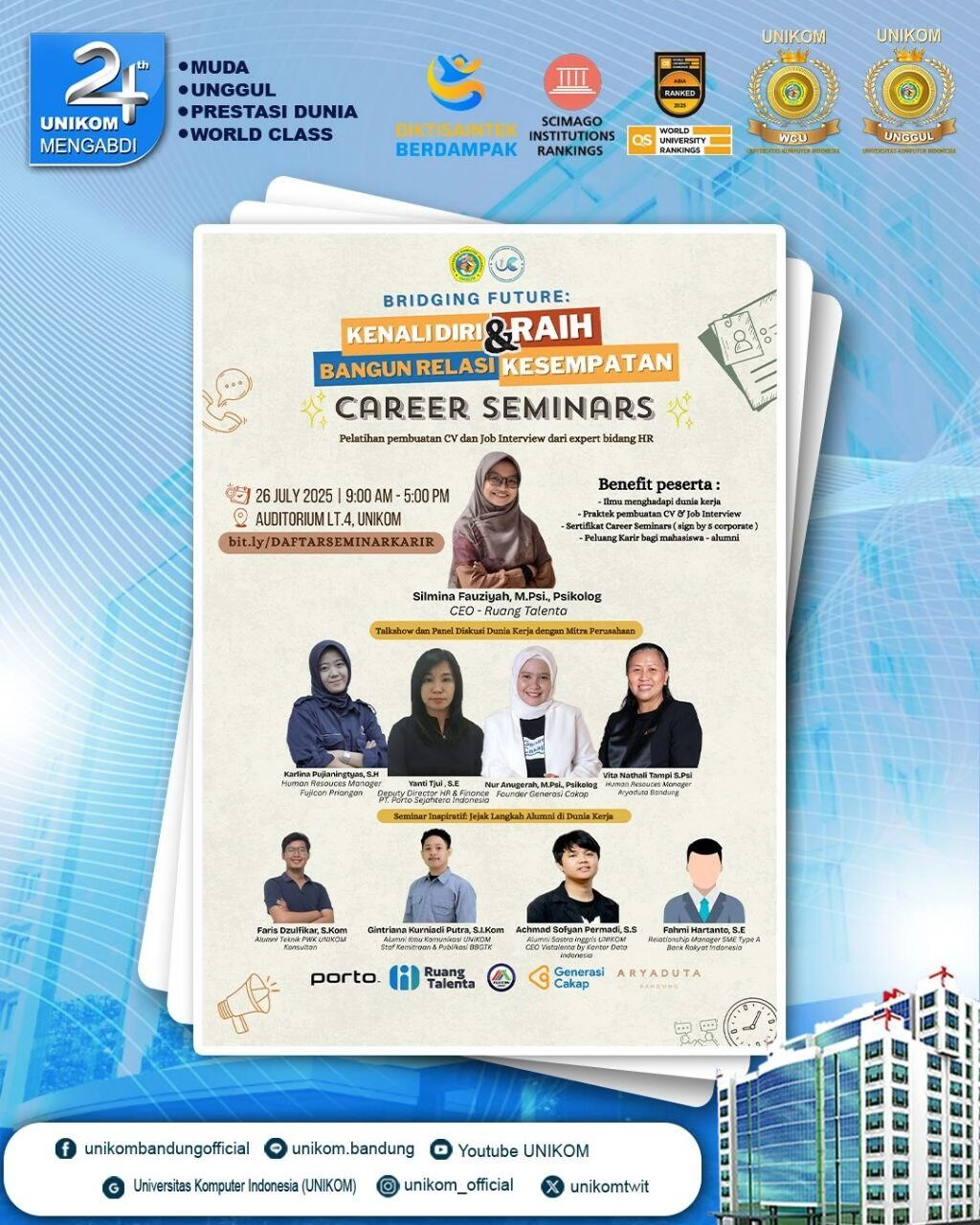 BRIDGING FUTURE: Kenali Diri, Bangun Relasi, Raih Kesempatan!