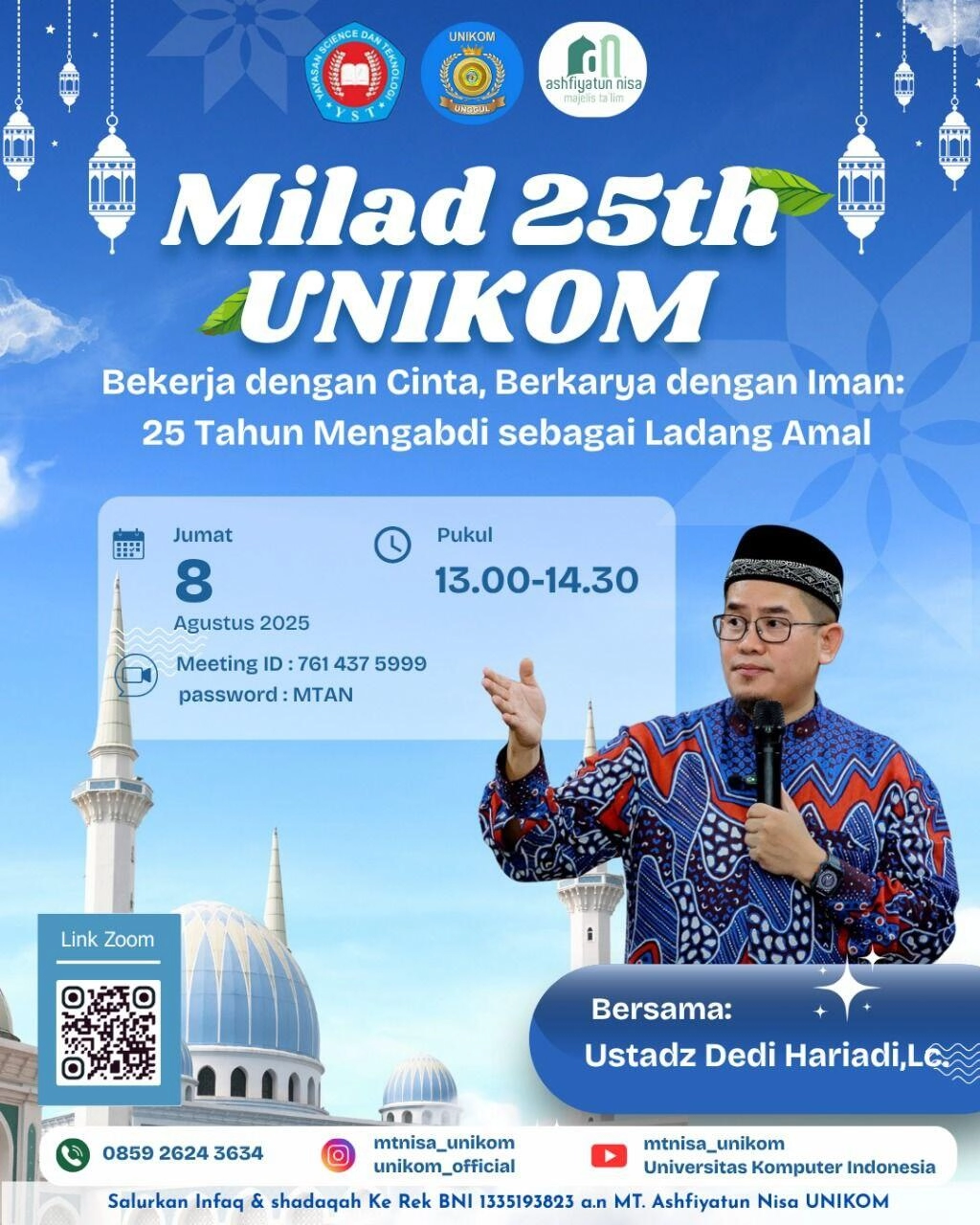 MILAD 25 TAHUN UNIKOM
