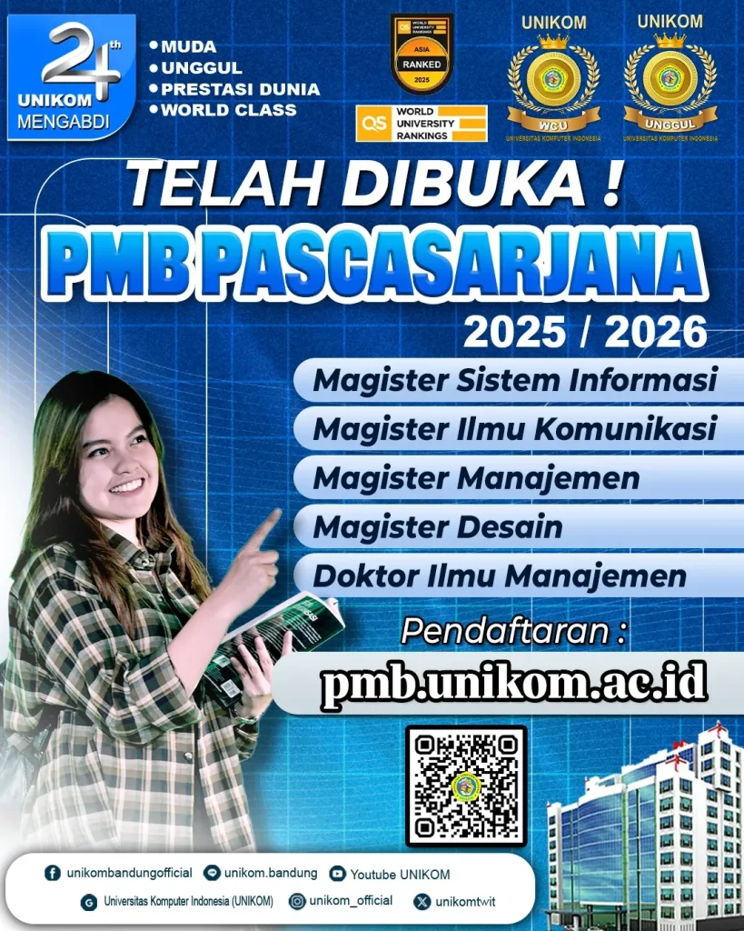 BROSUR MAGISTER FAKULTAS PASCASARJANA UNIKOM 2025/2026